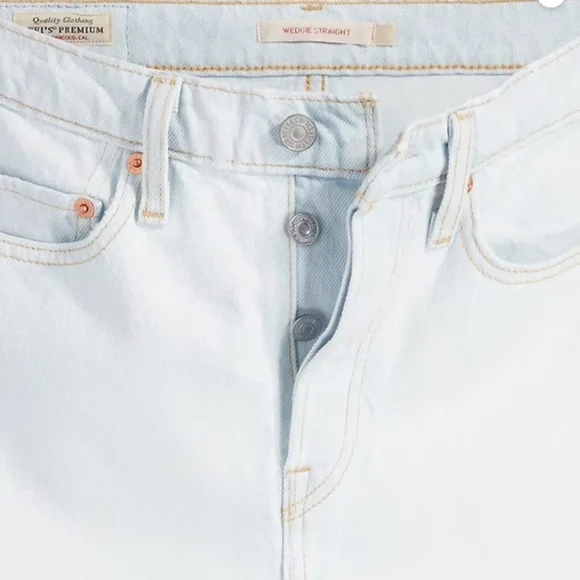 **NWT** LEVI'S WEDGIE STRAIGHT FOR WOMEN'S JEANS SIZE 25W X26L - Picture 5 of 9